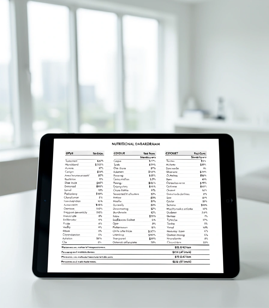 Präzise Ernährungs-Analyse